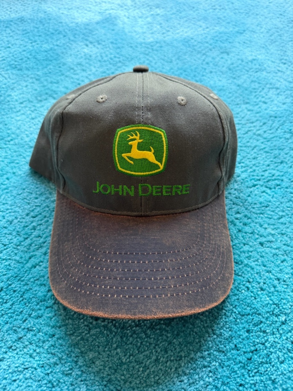 John Deere Green and Yellow Logo Baseball Cap